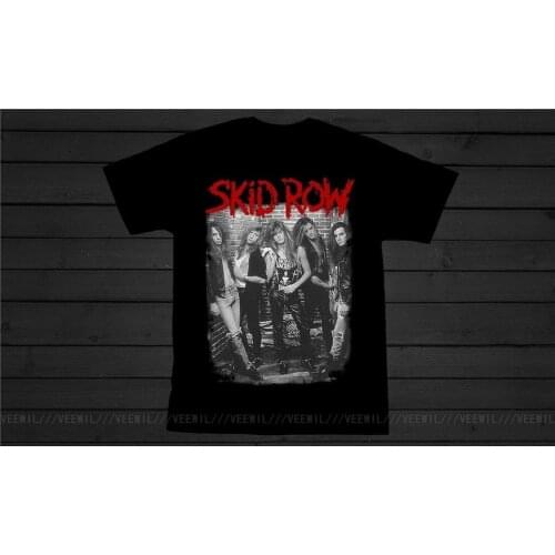 SKID ROW Heavy Metal Band Cinderella Ratt T-Shirt Sizes S To 5XL High Quality T Shirt