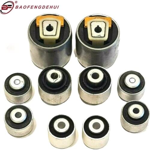 10PCS Original Front Axle Wishbone Suspension Control Arm Bushings For Bentley Continental Gt Gtc Flying Spur 2004-2017 3W040751