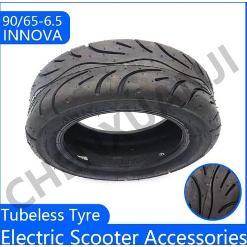 High Quality Electric Scooter Accessories 90/65-6.5 Tubeless Tyre 11 Inch City Road Off-road Tire Inflatable Tubeless Tyre