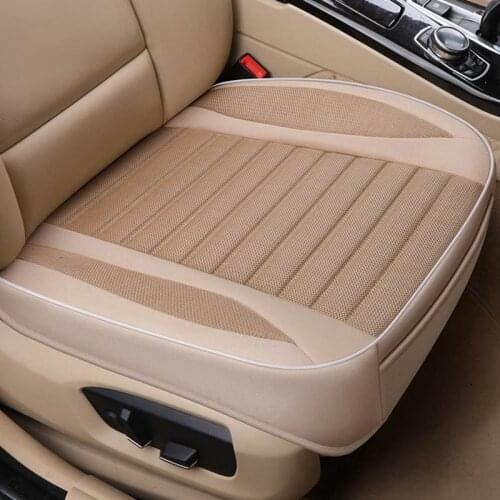 Universal Car Seat Cover Breathable PU Leather Pad Mat For Auto Chair Cushion Auto Front Seat Cover Car Interior Protection Pad