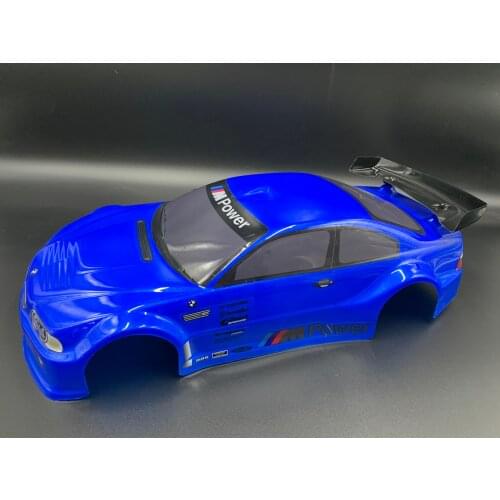 1/10 electric drift Onroad Rc Blue/clear Body M3 E36 Z4 For REDCAT HSP KYOSHOTamiya tt01 tt02 tt01e Hpi Rs4 Sprint2