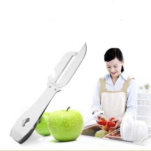 1PC multi-function s/steel Peeler Fruit Vegetable Tools fish Cooking Tools Kitchen Accessories Gadgets KX 198