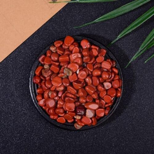 100g Natural Red Jasper Chicken Blood Stone Crystal Agate Crushed Red Degaussing Purification Stone I0P8