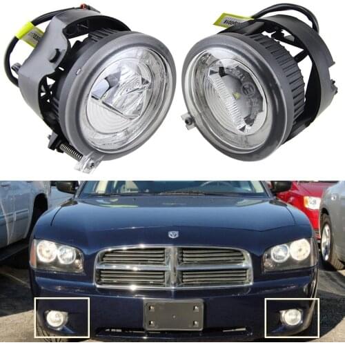 12V 100% Waterproof OE Replace Daylight Guide Led Fog Drl Daytime light for Chrysler Pacifica 05-07 Dodge Avenger Caravan Nitro