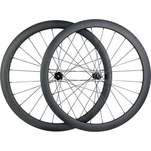 1390g 700c 42mm asymmetric road disc carbon wheels 25mm wide clincher tubeless 350 center lock cyclocross bicycle 12X100 12X142
