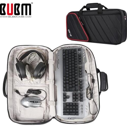 BUBM Universal game keyboard bag playstation shoulder bag backpack Gaming Console case Protective Portable Travel Storage Bag