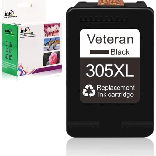 Veteran 305 Ink Cartridge Compatible With HP 305 305XL for HP DeskJet 2710 2720 DeskJet Plus 4110 4120 4130 Envy Pro 6420 6430