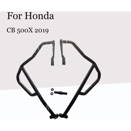 For Honda CB 500X 2019 Black Protector Parts Artudatech Motorcycle Engine Guard Upper Crash Bar