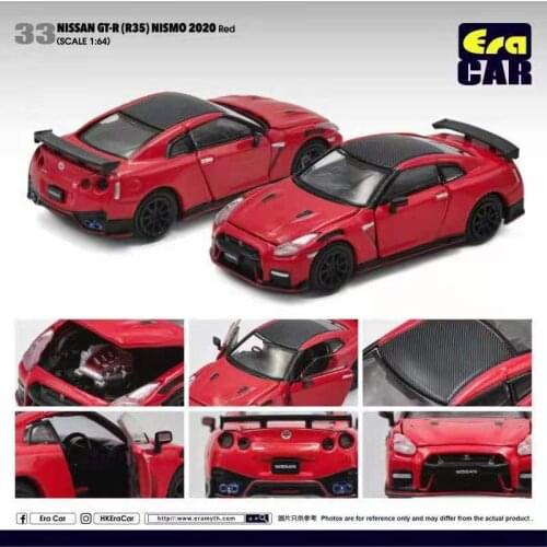 Era Car 1:64 Nissan GT-R R35 Nismo 2020 red Diecast Model Car