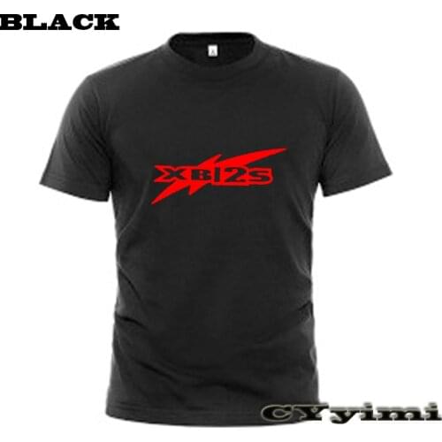 For Buell XB12S XB 12 S XB12Scg XB12S cg T Shirt Men New LOGO T-shirt 100% Cotton Summer Short Sleeve Round Neck Tees Male