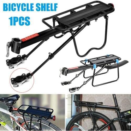Hot Bicycle Luggage Carrier Cargo Rear Rack Shelf Cycling Bag Stand Holder Trunk Large Capacity for Mountain Bike DO2