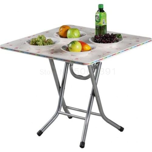 Square Folding Table Table Small Household Table 4 People 2 Tables Low Outdoor Balcony Simple Table Folding