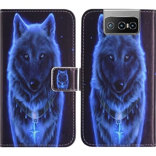 TienJueShi Fashion Style TPU Silicone Flip Protect Leather Cover Wallet Case For Asus Zenfone 7 Pro ZS671KS 6.67 inch Shell Etui