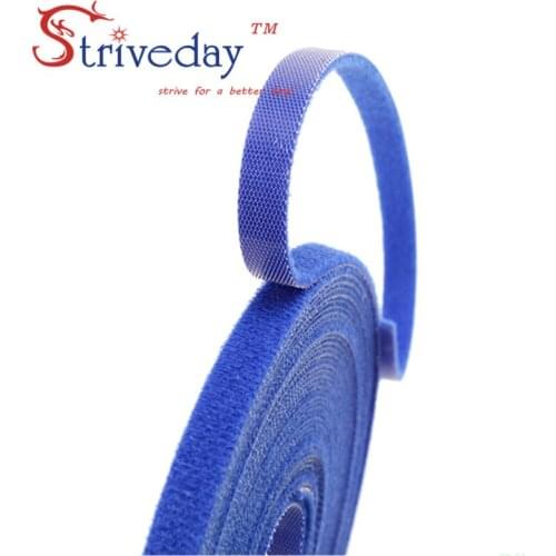 25 Meters/roll magic tape nylon cable ties Width 0.8 cm wire management cable ties 3 colors to choose from DIY