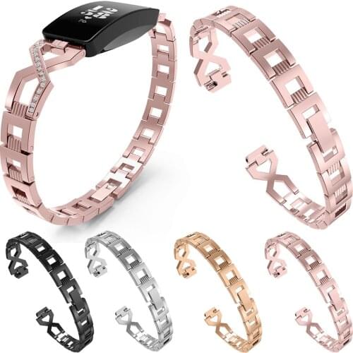 Essidi 2021 New Bracelet Strap For Fitbit Inspire Inspire HR Fitness Tracker Stainless Steel Watch Band For Fitbit Inspire HR