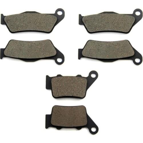 SOMMET Motorcycle Front + Rear Brake Pads Disks for Yamaha XT660Z Tenere Non ABS (08-16) XT660 Z XT 660 Z LT181-181-208