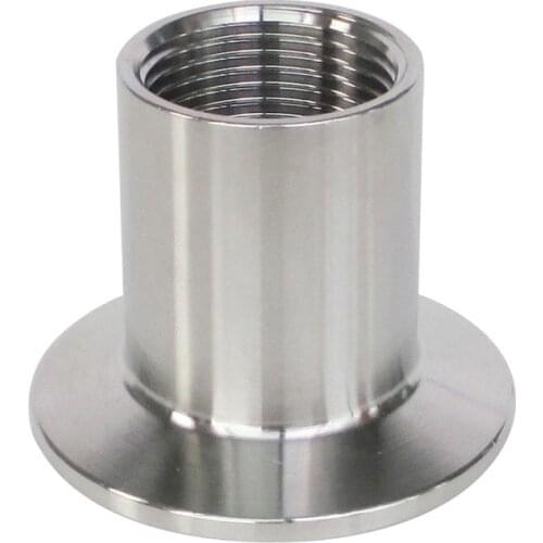 1/2'' 3/4'' 1'' 1-1/4'' 1-1/2'' 2'' BSP Female Adapter for Heater X 1/2'' 1.5'' 2'' 2.5'' Tri Clamp SS304 Stainless Steel