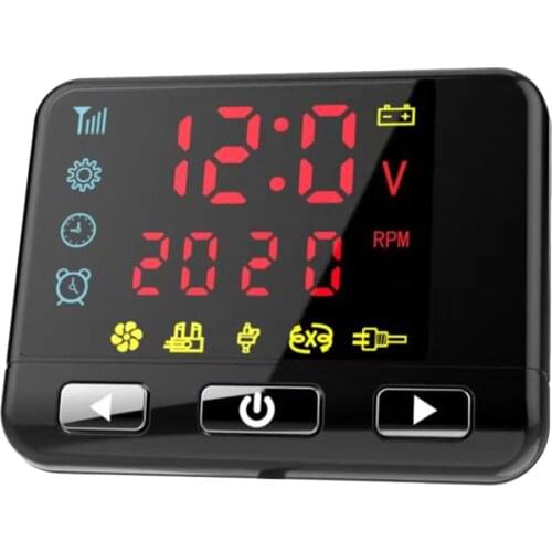 12/24 V LCD Monitor Switch With Remote Control Accessories Controller Universal For Car Track Diesels Air Heater Everywhere