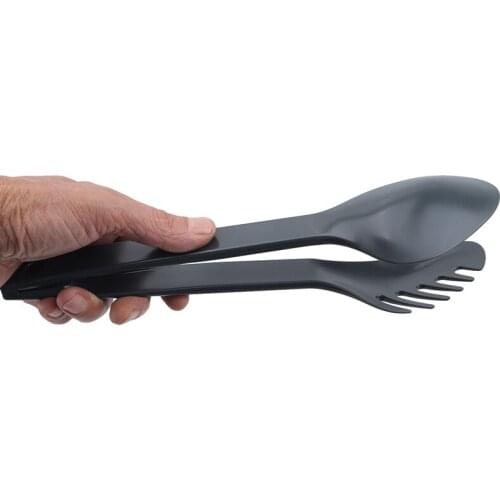 Plastic Noodle Tongs Pasta Spaghetti Tongs Food Clips Stainless Steel Handle Cooking Utensils Kitchen Accessories New