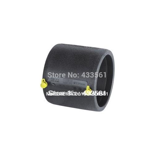 Plastic PE fittings Straight coupler pipe connector (Electro fusion) for ground heating collection tube connector