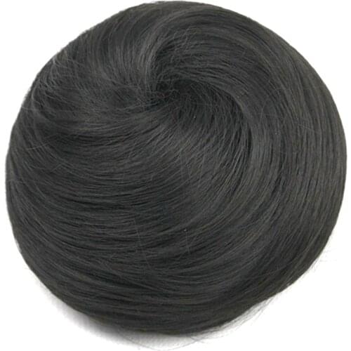 Soowee 8 Colors Synthetic Hair Blonde Brown Curly Chignon Clip In Hair Bun Donut Hair Roller Hairpieces Accessories