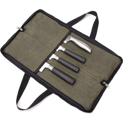 Chef Knife Storage Bag Canvas Knife Bag Western Chefs Toolkit Hand Tool Bag