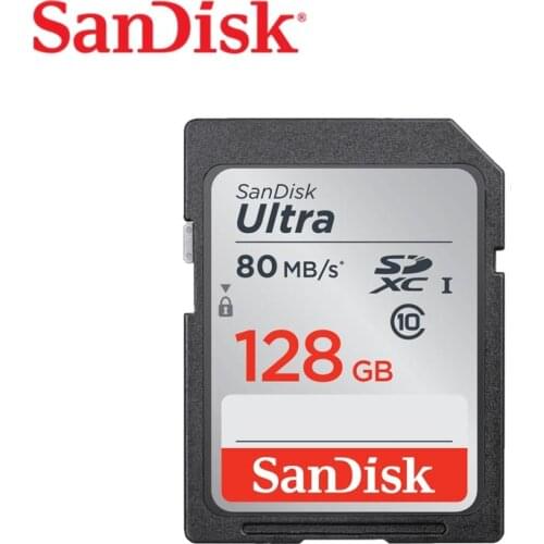 100%SanDisk SD Card 128GB 64GB 32GB 16GB 256G sd microSDHC SDXC UHS-I Memory Card micro SD TF Card Class10 U3 For Camera SDUNC
