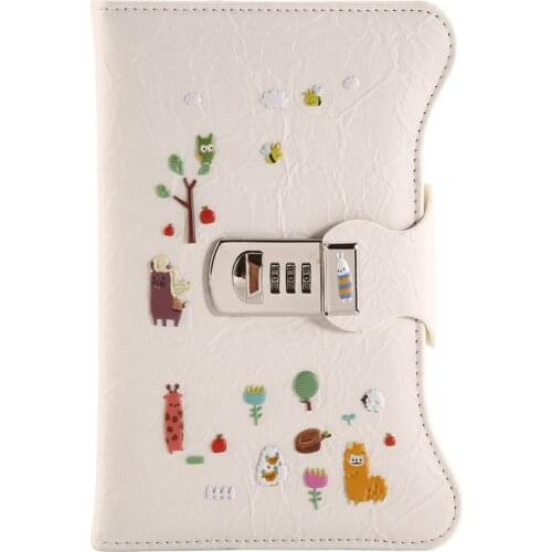 Locked Ancient Wind Diary Notebook Codebook Multifunctional Thickened Creative Handbook