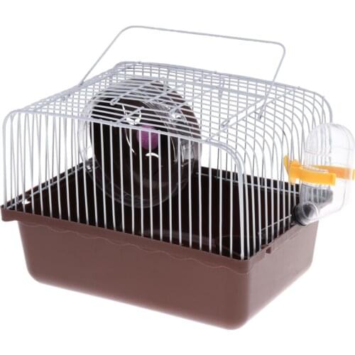 Large Cage for Hamster, Mouse or Gerbil with Heel Feeders Random Color