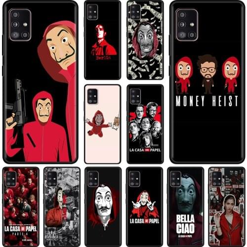 Phone Case For Samsung A51 A71 A52 A12 A21s A21 A32 A91 A72 A42 A41 A31 A11 A02 A01 Spain TV Money Heist House Paper TPU Fundas