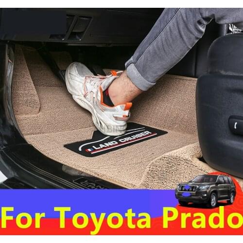 For Toyota Land Cruiser Prado 2010-2020 Car mat car interior special modified decorative pieces all surrounded by silk ring