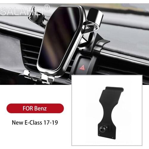 GPS Adjustable Gravity Car Mobile Phone Holder Air Vent Mount Stand Cell Phone Holder For Mercedes-Benz E Class W213 2017 -2019