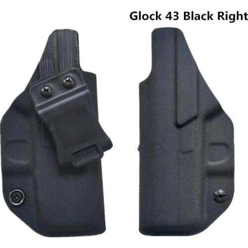 IWB Tactical KYDEX Style Gun Holster Glock 43 Inside Concealed Carry Pistol Case Accessories