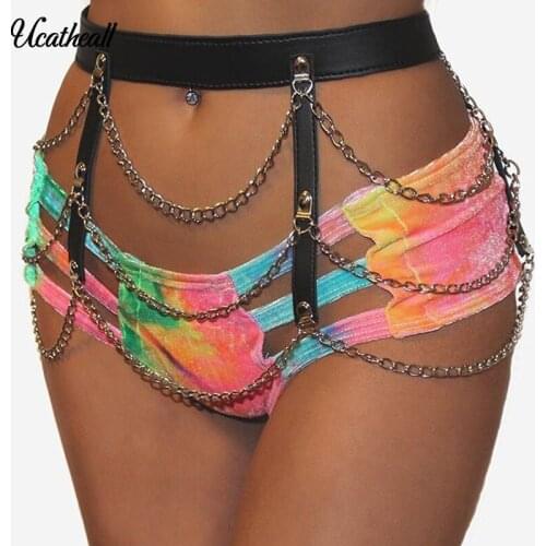 Ucatheall black Leggings With Belt