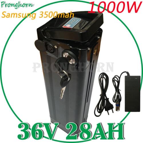 36V Lithium Battery 36V 20Ah Electric Bike Battery 1000W 500W 36V 13Ah 18Ah 20Ah 24Ah Ebike Battery Use Samsung Cell+2A Charger
