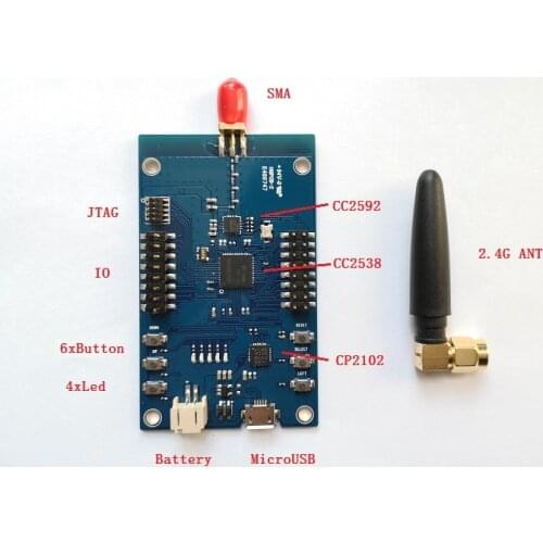 CC2538+CC2592 Development Board, Contiki 6LoWPAN Learning, Zigbee