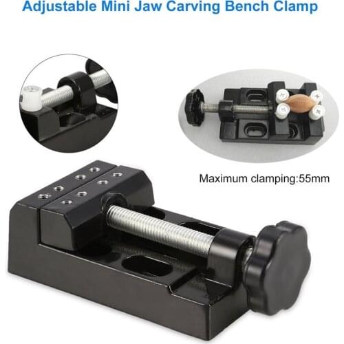 Table Vice Bench Vise DIY Accessories Flat Pliers Drill Press Opening Parallel Supplies Sculpture Craft Cast Iron Bench Vise