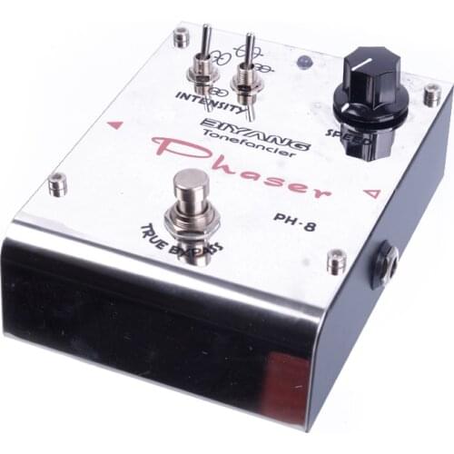 Biyang Tonefancier Ph-8 Phase Effect Guitar Pedal True Bypass with Gold Pedal Connector