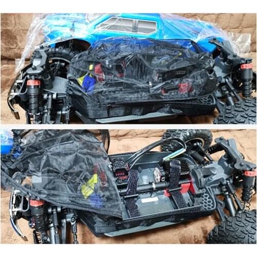 Car Body Dust-proof Cover Dust Prevention Mesh Cover for ARRMA Big Rock Crew Cab 1/10 RC Car Upgrade Parts