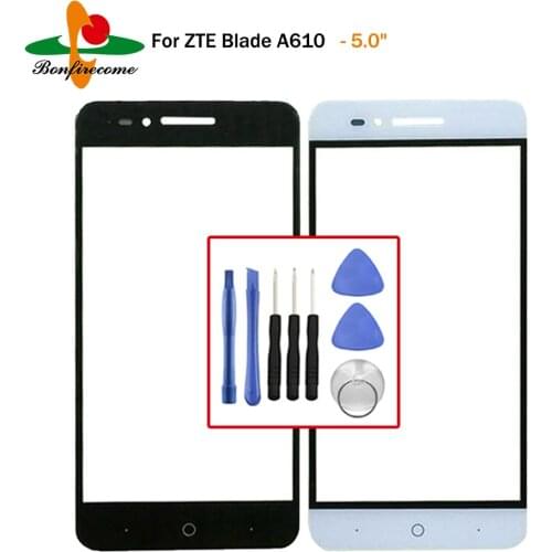 For ZTE A610 A610C BA610 Touch Screen Sensor Digitizer Panel Front glass lens Replacement