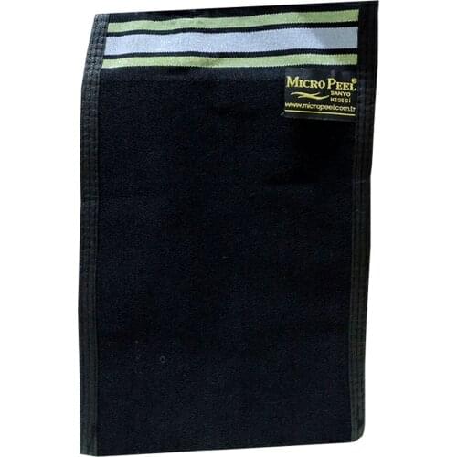 Silk Back and Body Pouch Black 17 X27