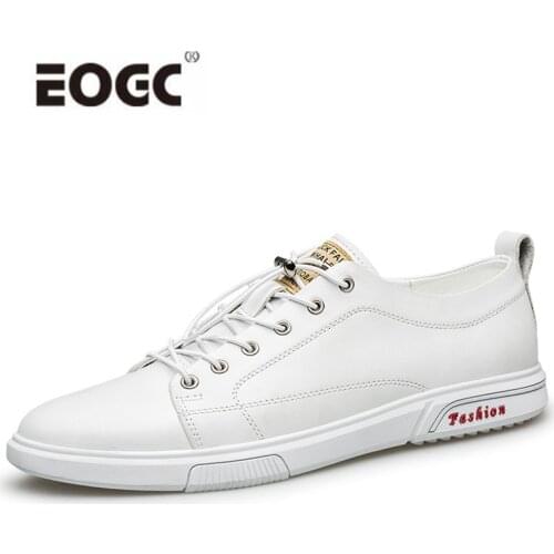 Large Size Natural Leather Men Shoes Comfort Lace Up Casual Shoes Flats Breathable Outdoor Walking Shoes Men Zapatos Hombre