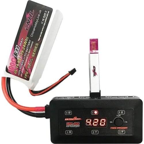 Ultra Power UP-S6 6x4.35W DC 1S Balance Charger for Micro MX MCPX LiPO/LiHVO Battery