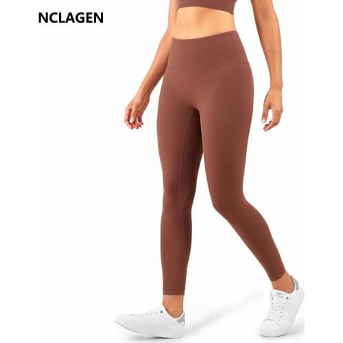NCLAGEN Women Sport Leggings High Waist Elastic Professional Fitness Yoga Pants Squat Proof Butt Lifting Sexy Workout Gym Tights