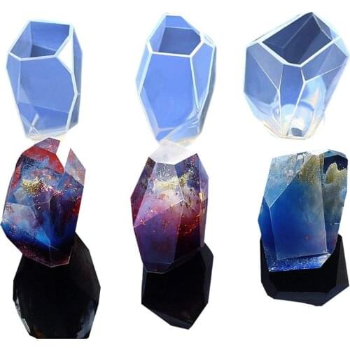 1PC Irregular Pendant Decoration Liquid Silicon UV Resin Mold for Making Jewerly Earrings Hair Accessories Jewelry Tools