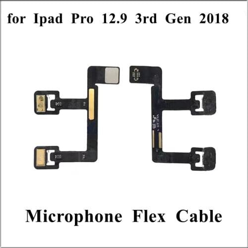 10Pcs Microphone Flex for ipad Pro 12.9 inch 3rd Gen 2018 A1876 A1895 A2014 Mic Microphone Speaker Flex Cable Replacement Parts