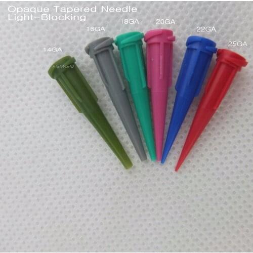 1000PCS/LOT opaque Tapered Needle/ Plastic Conical Fluid Smoothflow Dispense Tips