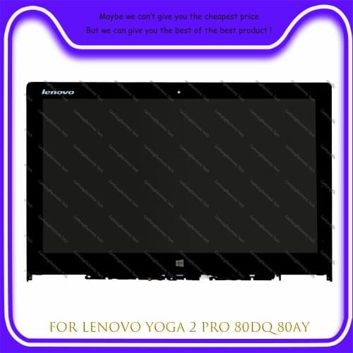 13.3" FHD QHD+ For Lenovo Yoga 2 pro 13 80DQ 80AY LTN133YL01-L01 Laptop LCD Touch Screen Assembly 3200*1800 With Frame bezel