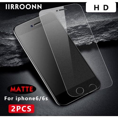 2PCS Matte Tempered Glass Film For iPhone 6s 6 Screen Protector For iphone 6 s plus Full Cover IIRROONN