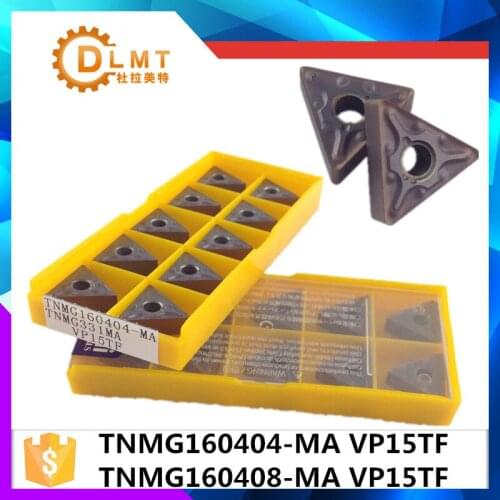 20pcs TNMG160404 MA VP15TF TNMG160408 MA VP15TF External Turning Tools Carbide inserts Cutting Tool CNC Tools Lathe cutter tools